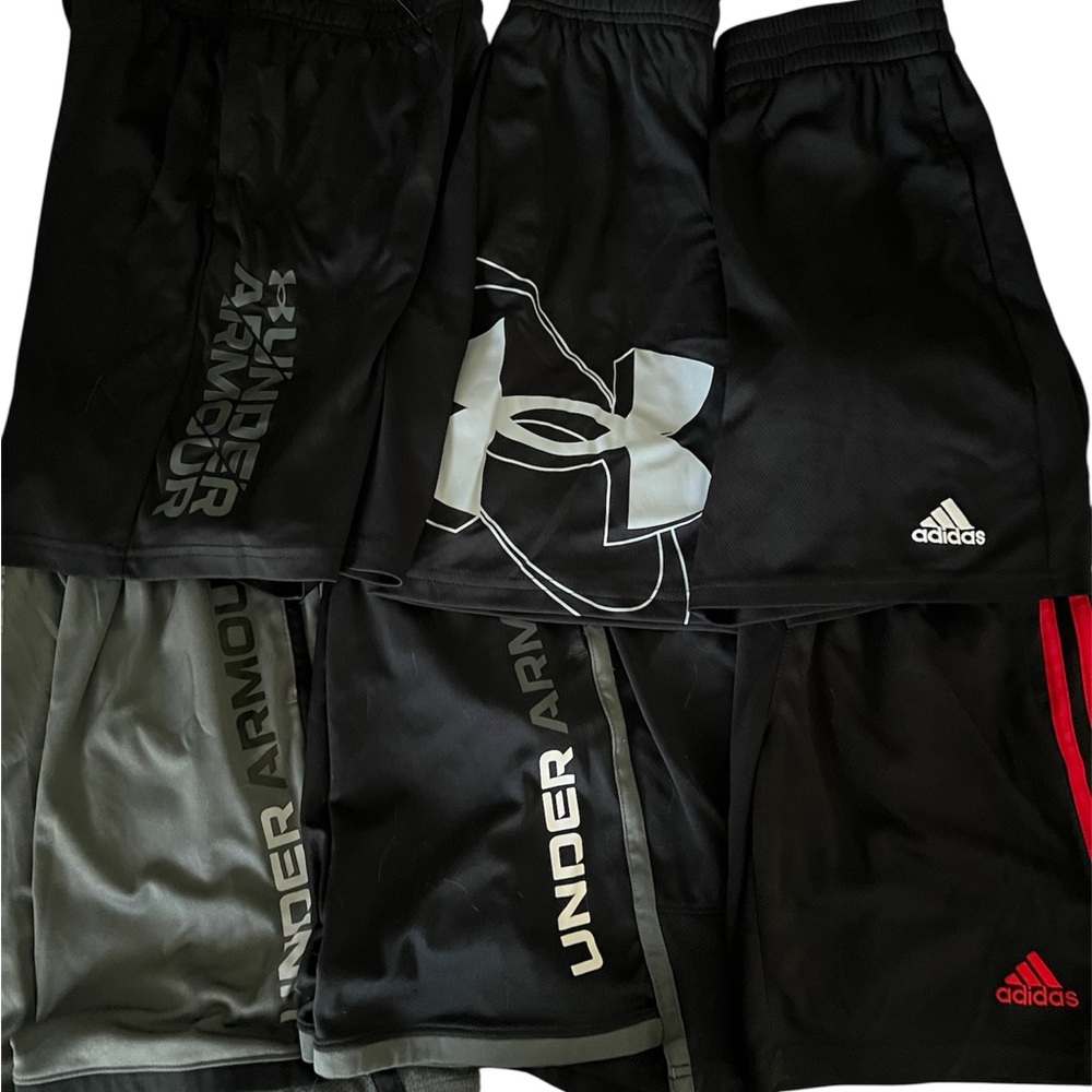 Lot Under Armour and Adidas Shorts (boys medium)